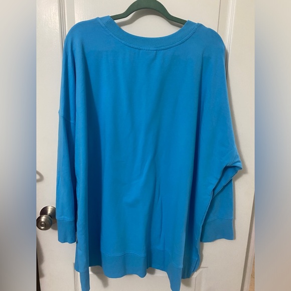 Lularoe Hannah Crewneck - 3X Sky Blue - Picture 3 of 4